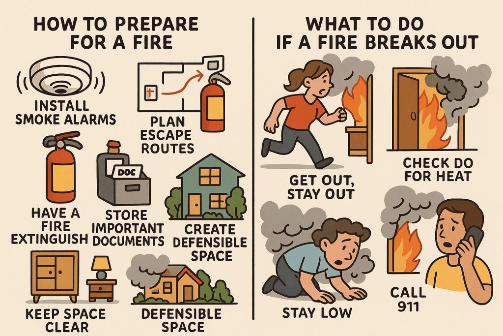 How to Prepare for a Fire and What to Do If One Breaks Out