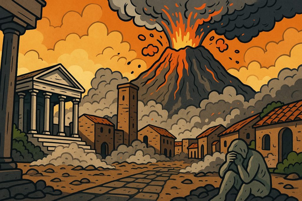 A Thriving Roman City Near the Shadow of a Volcano