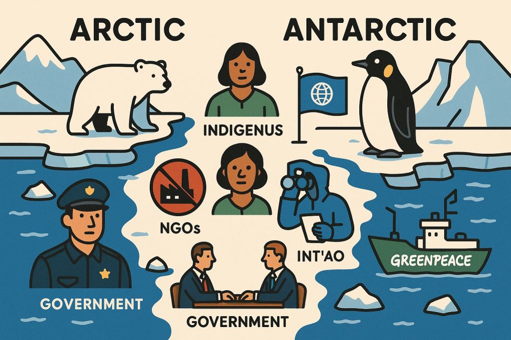 Arctic and Antarctic: Who Protects the Poles and How
