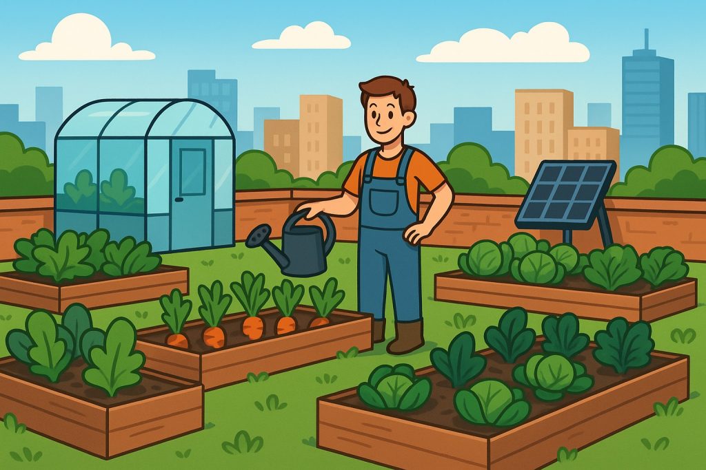 Urban Farms: Greenery on the Rooftop