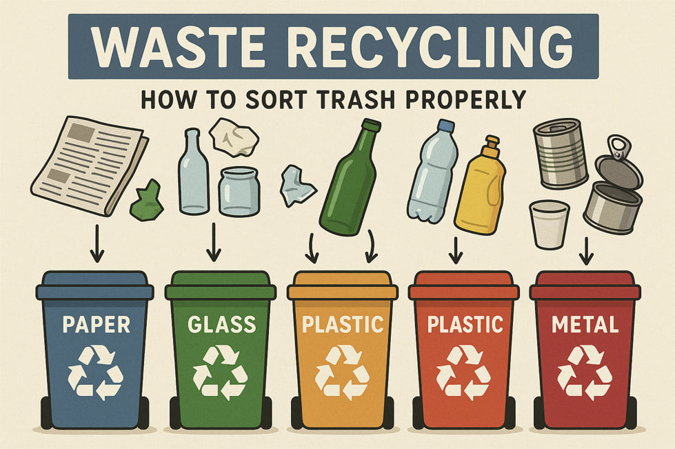 Waste Recycling: How to Sort Trash Properly
