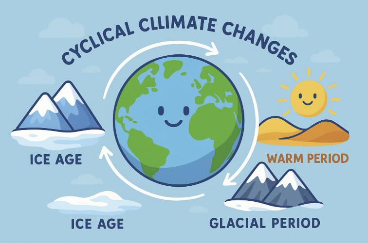 Cyclical Climate Changes on Earth: Natural Rhythms of the Planet
