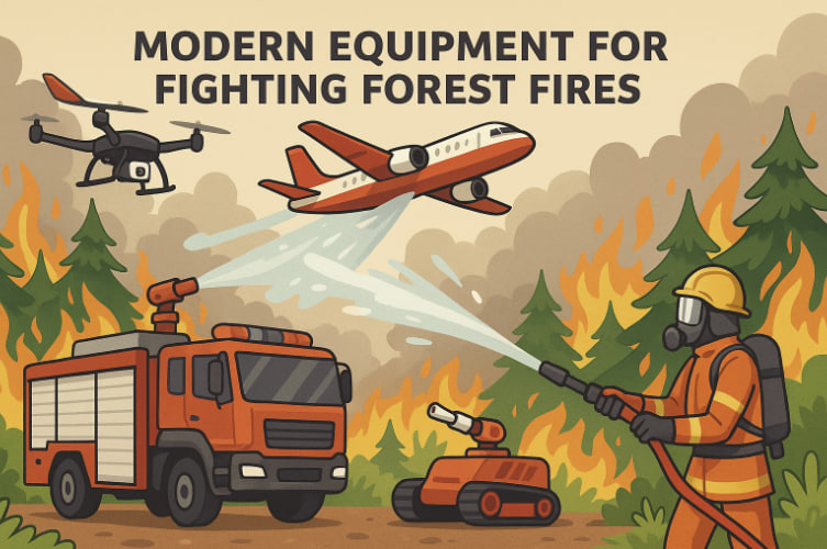 Modern Equipment for Fighting Forest Fires: Technology Saving Forests and Lives