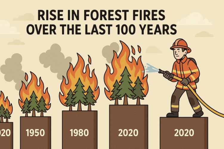 The Rise of Forest Fires Over the Last 100 Years: Trends, Causes, and Impacts