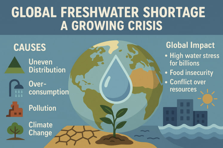 Global Freshwater Shortage: A Growing Crisis