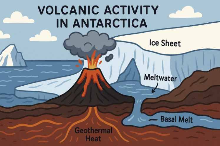 What Could Happen If Volcanic Activity Increases in Antarctica?