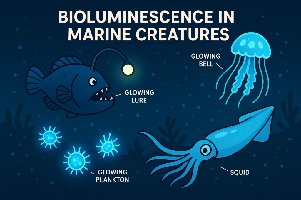 Bioluminescence in Marine Creatures: Nature’s Glowing Secrets
