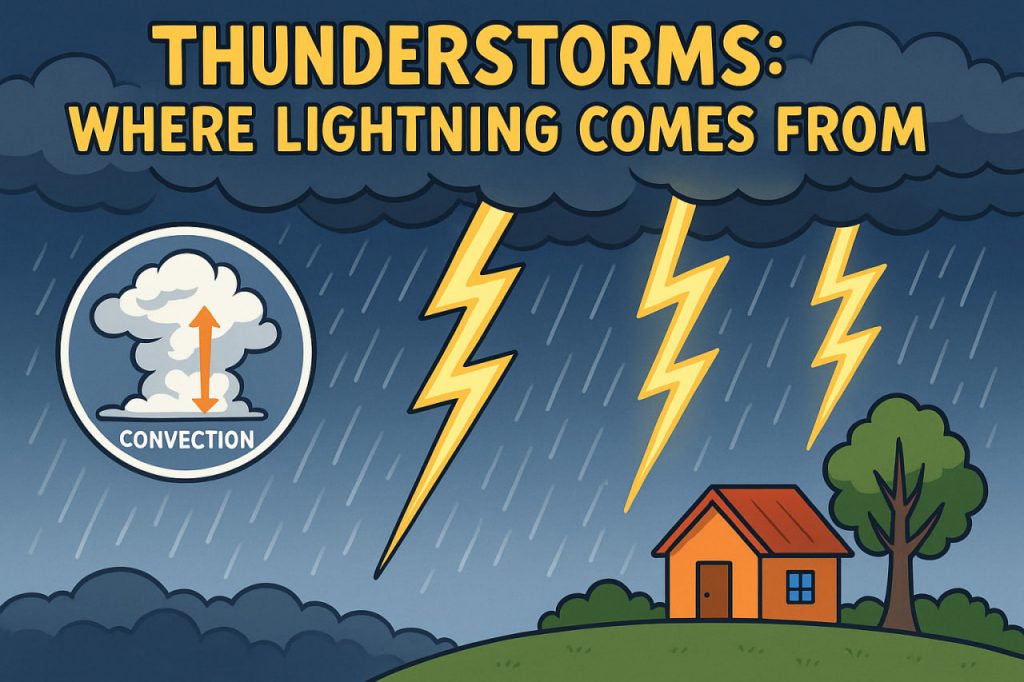 Thunderstorms: Where Lightning Comes From
