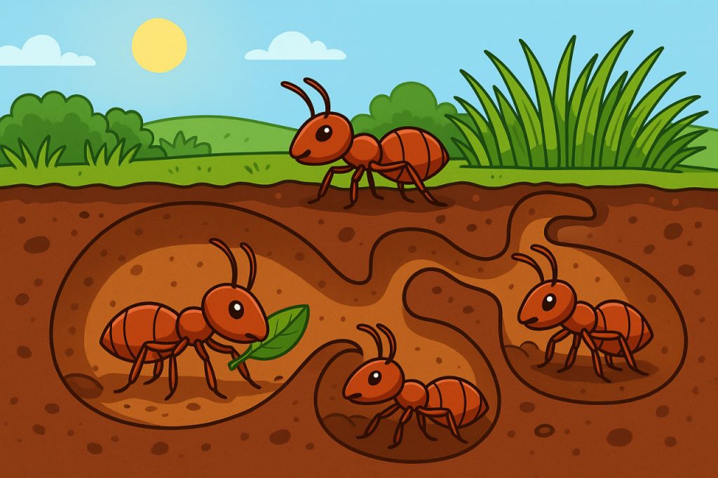 How Ants Build Colonies: Tiny Architects of Nature