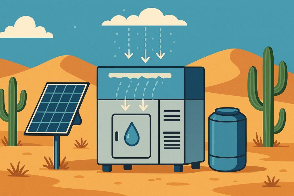 Atmospheric Water Generators in Deserts: Harvesting Water from Air
