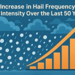The Increase in Hail Frequency and Intensity Over the Last 50 Years