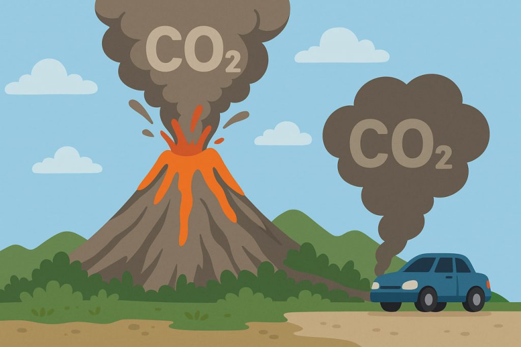 How Much CO₂ Do Volcanoes Emit Worldwide?