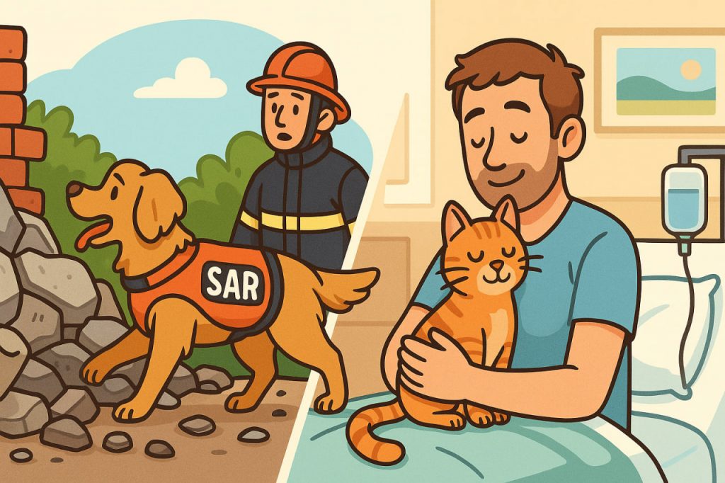 Rescue Dogs and Therapy Cats: More Than Just Pets