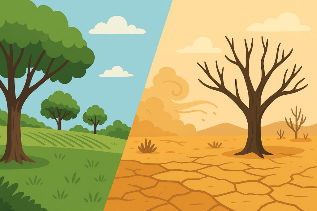 How Deserts Expand: Causes and Consequences of Desertification