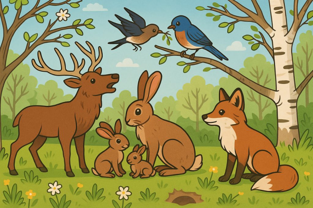 How Animals Change Their Behavior in Spring
