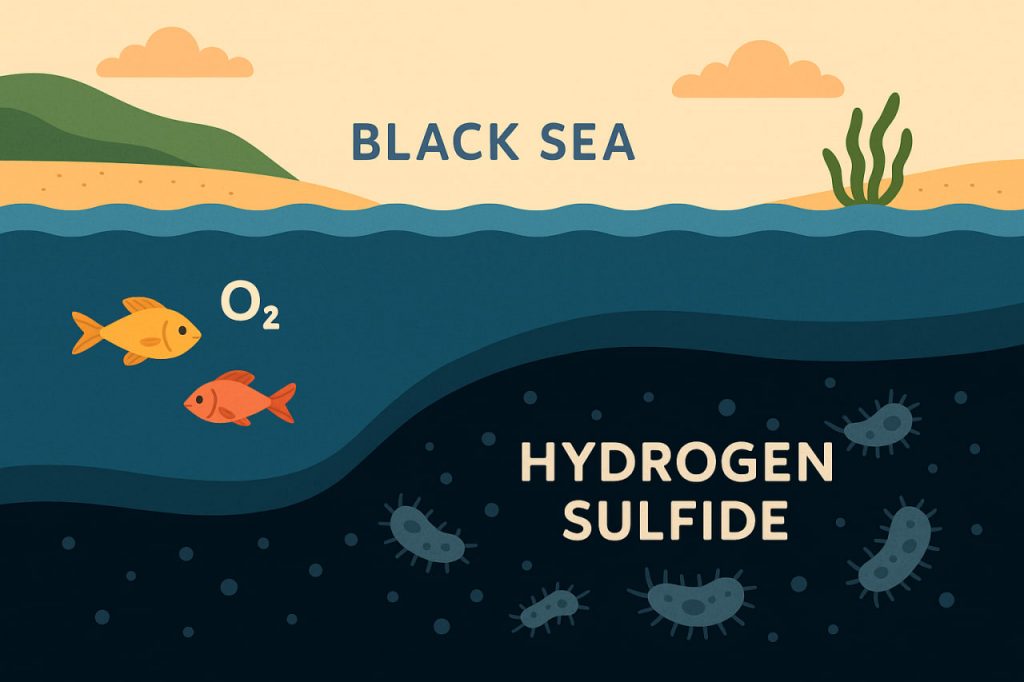 Why Hydrogen Sulfide Exists at the Bottom of the Black Sea