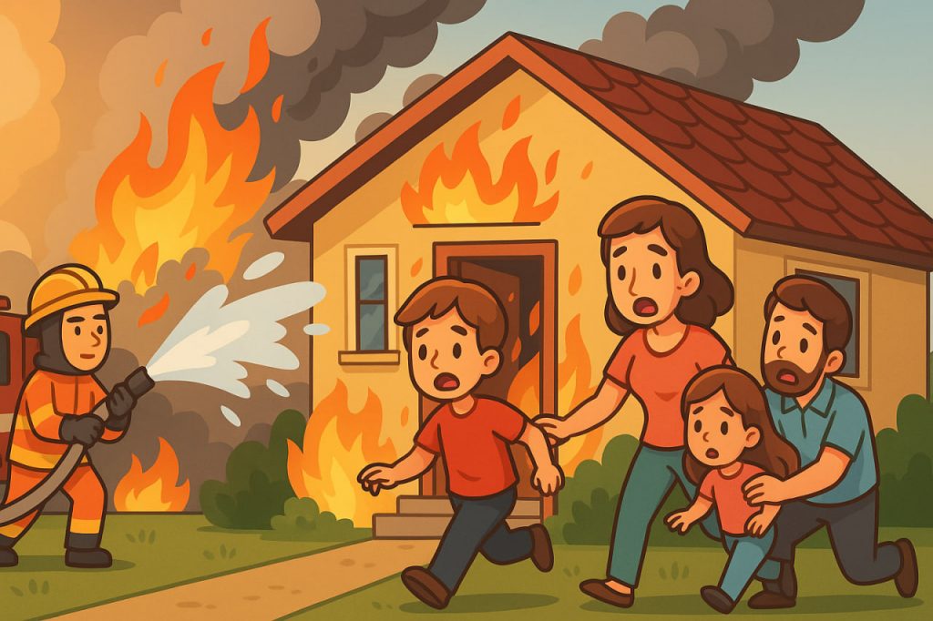 What to Do in Case of a House Fire