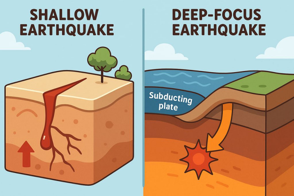 What Are Deep-Focus Earthquakes and How Do They Differ from Shallow Ones?