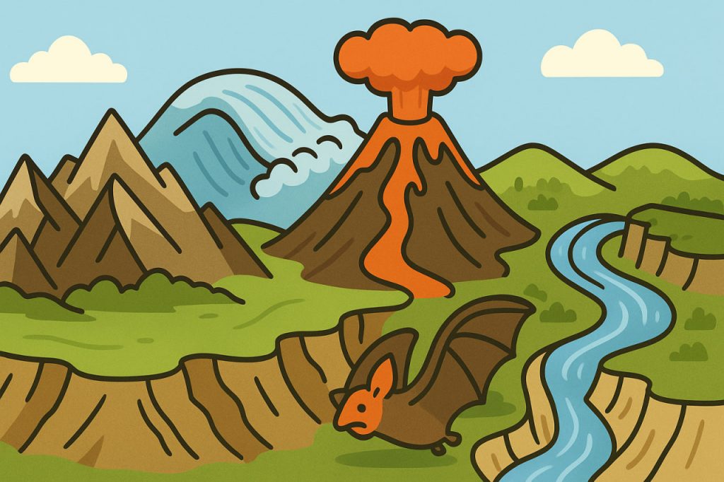 How the Relief of a Planet Is Formed