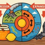 Cycles of Compression and Expansion of a Planet