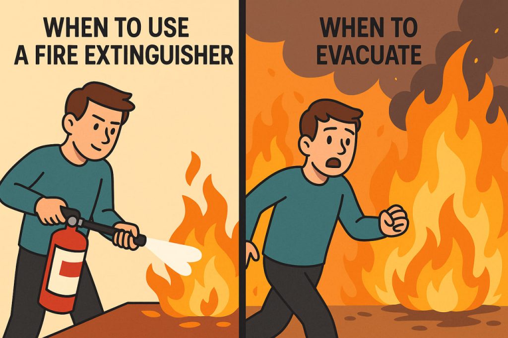 When to Fight a Fire — and When Not To: Safety First in Emergency Situations
