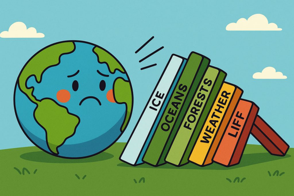 The Domino Effect in Climate Change: How One Shift Can Trigger Many Others