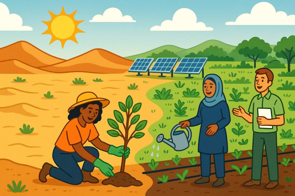 How to Turn a Desert into a Blooming Garden