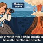 What Would Happen If Water Met a Rising Mantle Plume Beneath the Mariana Trench?