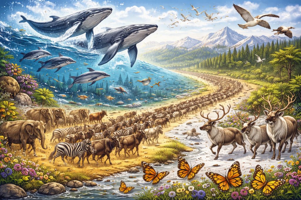 The Great Animal Migrations: Journeys That Shape the Planet