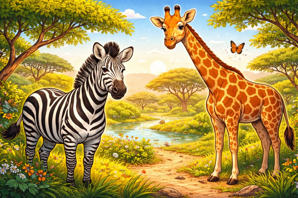 Why Do Zebras Have Stripes and Giraffes Have Spots? Coloration Functions in the Wild