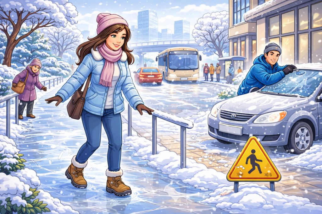 How to Get to Work Safely During Icy Conditions