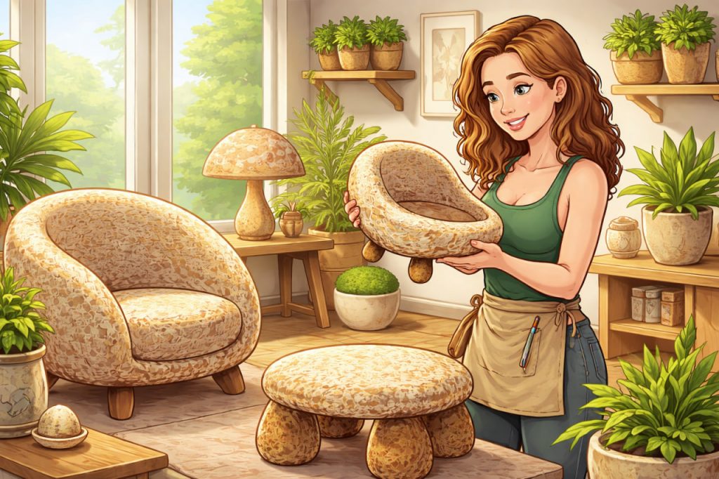 Furniture Made from Mushrooms