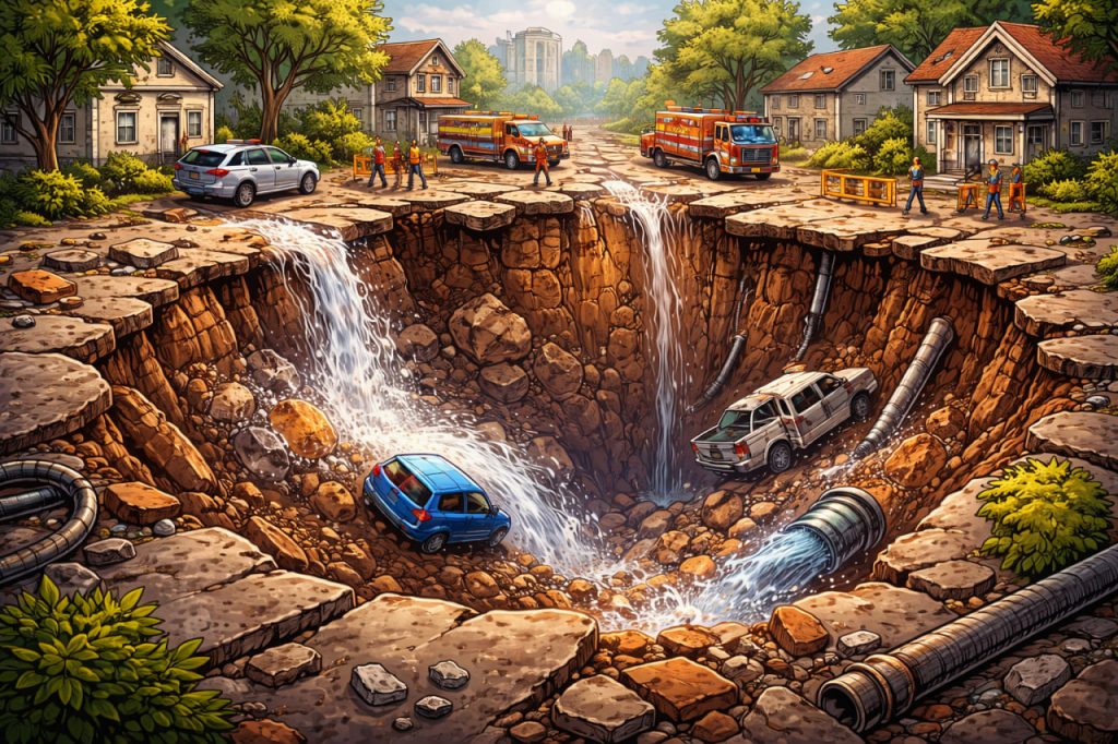 The Rising Number of Sinkholes: Why They Occur and How Their Frequency Has Changed Over the Last 50 Years