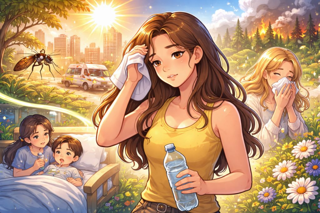 Climate and Health: Rising Infections, Heatwaves, and Allergies