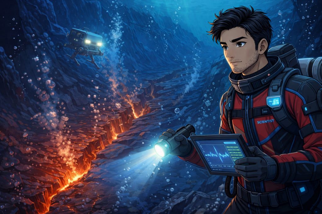 The Mariana Trench and Earthquakes Within It