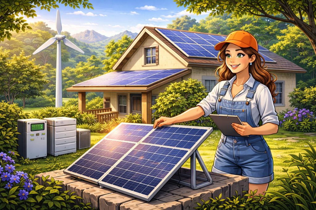 Microgeneration: Mini Wind Turbines and Solar Panels for Homes and Cottages