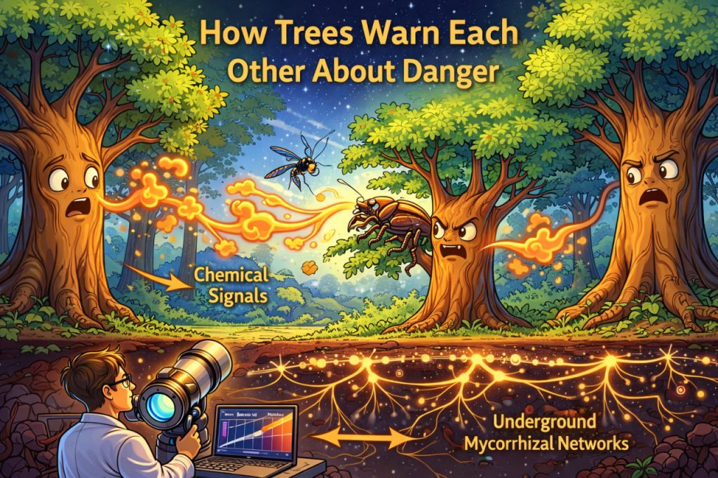 How Trees Warn Each Other About Danger