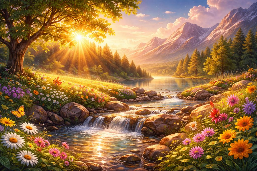 Why Nature Looks So Beautiful in Sunlight