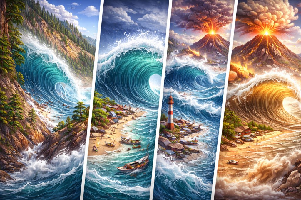 The Largest Tsunamis in History