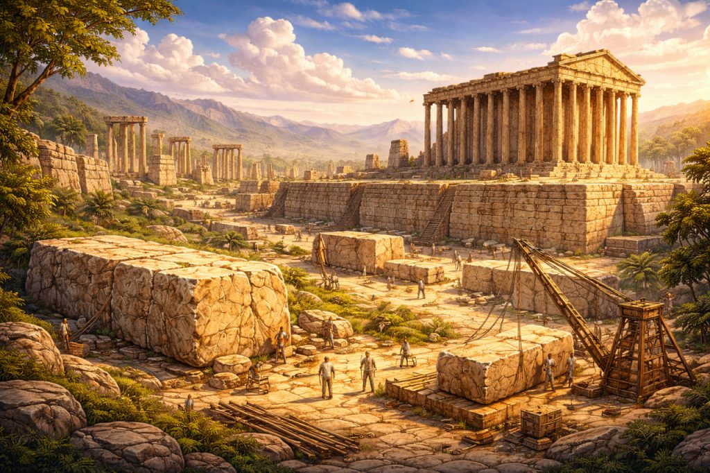 Baalbek: An Ancient Spaceport or a Monumental Engineering Wonder?
