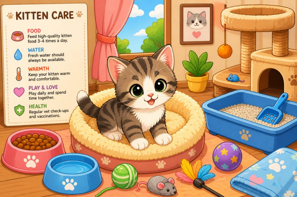 Caring for a Small Kitten: A Complete Beginner’s Guide
