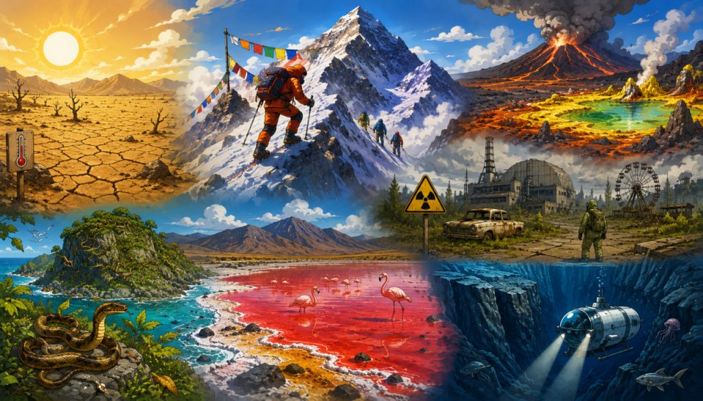 The Most Dangerous Places on Earth: Extreme Environments That Challenge Human Survival