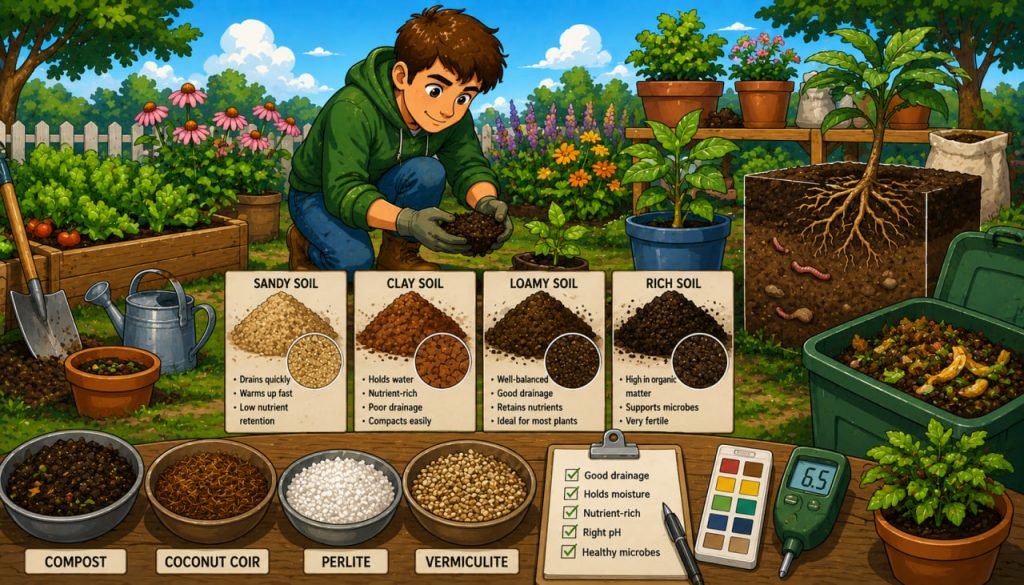Soil for Plants: How to Choose the Right Soil for Healthy Growth