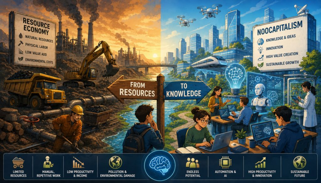 Noocapitalism: How the Knowledge Economy Is Replacing Resource-Based Economies