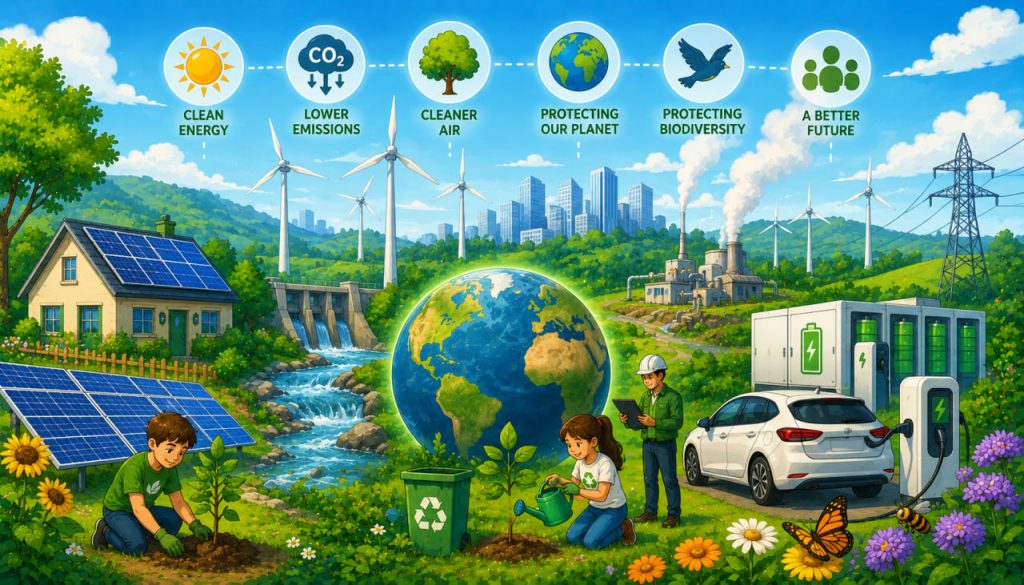 How Green Energy Affects Climate and Ecology