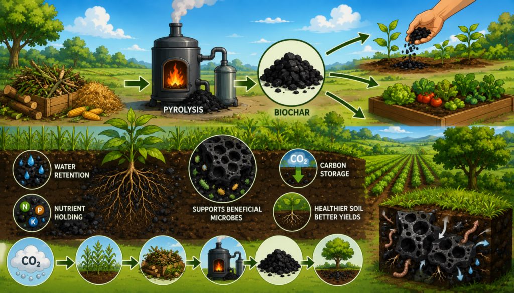 Biochar: The Technology That Captures Carbon and Improves Soil