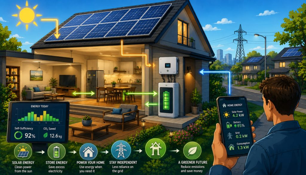 Home Energy Storage Systems: Independence from the Power Grid