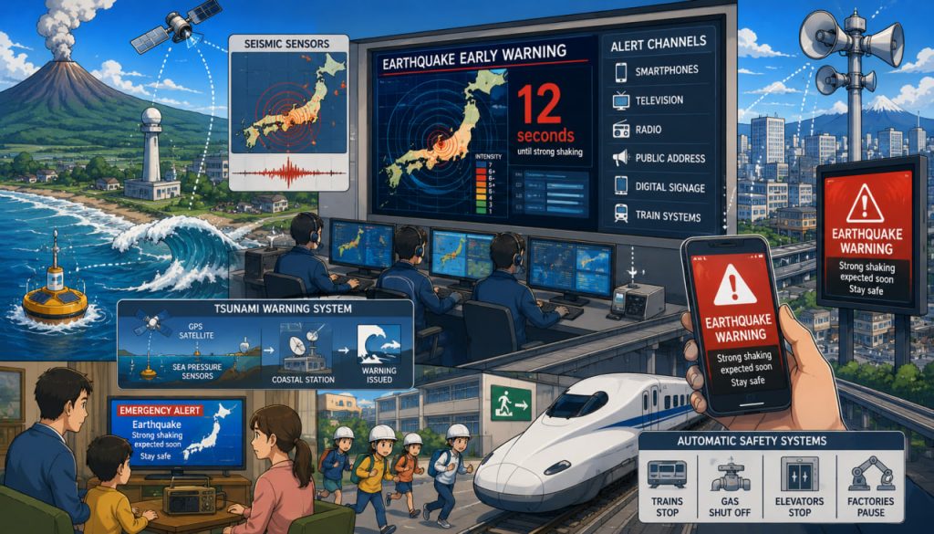 Japan’s Early Warning Systems: How Technology Helps Save Millions of Lives