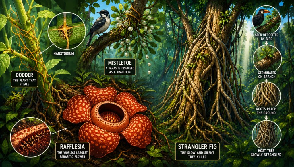 Vampire Plants and Strangler Plants: The Dark Side of Flora