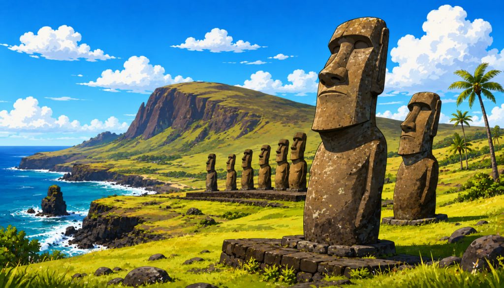 Easter Island: The Remote World of the Mysterious Moai Statues